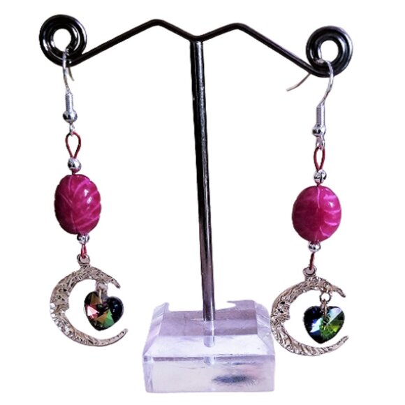 Moon Earrings - Picture 2 of 2